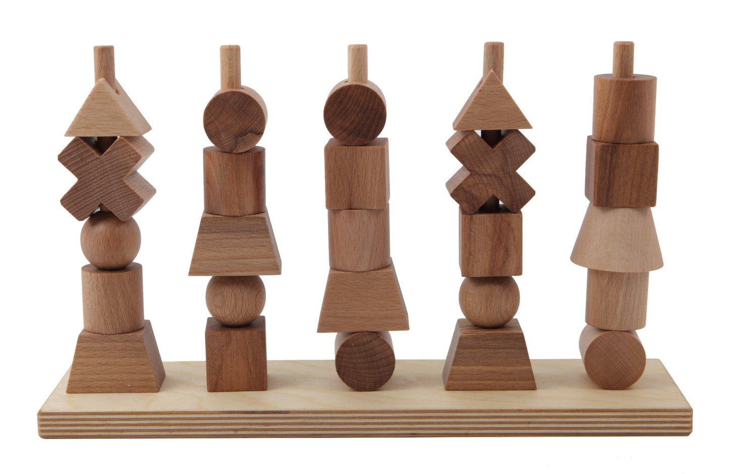 Wooden Story - Natural Stacking Toy